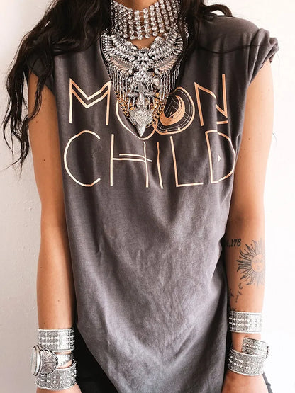 MOON CHILD - Stylishes Shirt mit Aufdruck