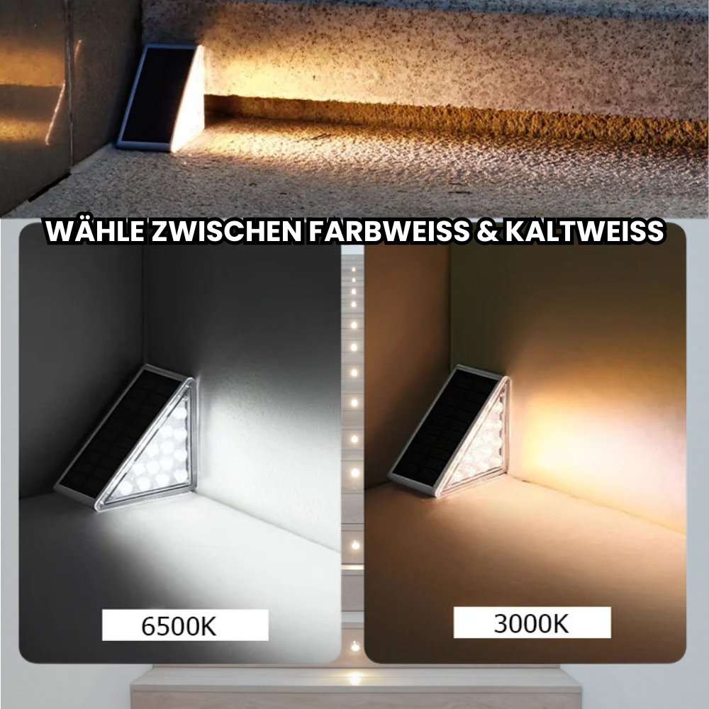 Solar Stufen Licht: Premium Beleuchtung für Treppen