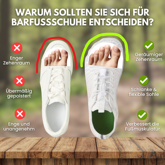 FloraX™ Pro - ergonomischer schmerzlindernder Barfußschuh