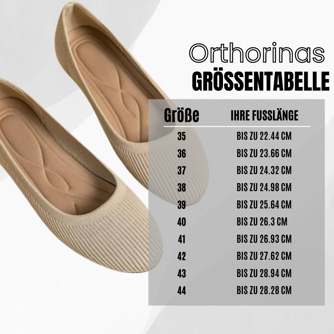 Orthorinas™ - ergonomische schmerzlindernde Ballerinas