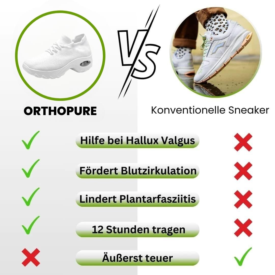 OrthoPure™ Pro - ergonomischer zertifizierter Schmerzlinderungs-Schuhe