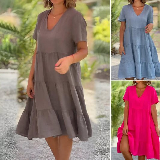 Comfortchic - baumwollkleid - LOVEZOE