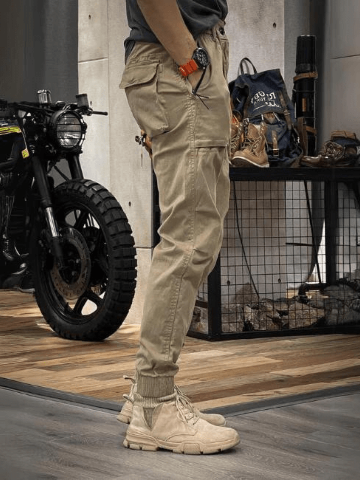 George | Bequeme, robuste Cargohose - LOVEZOE