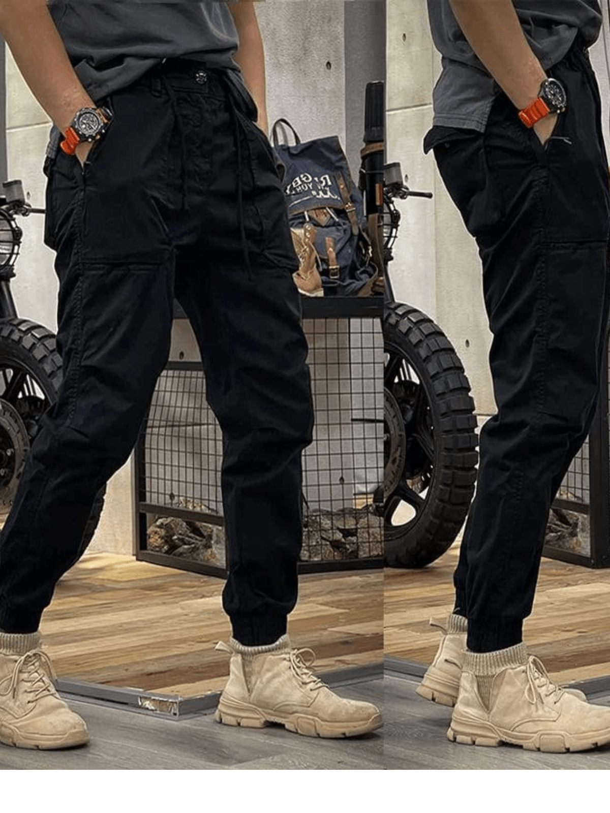 George | Bequeme, robuste Cargohose - LOVEZOE