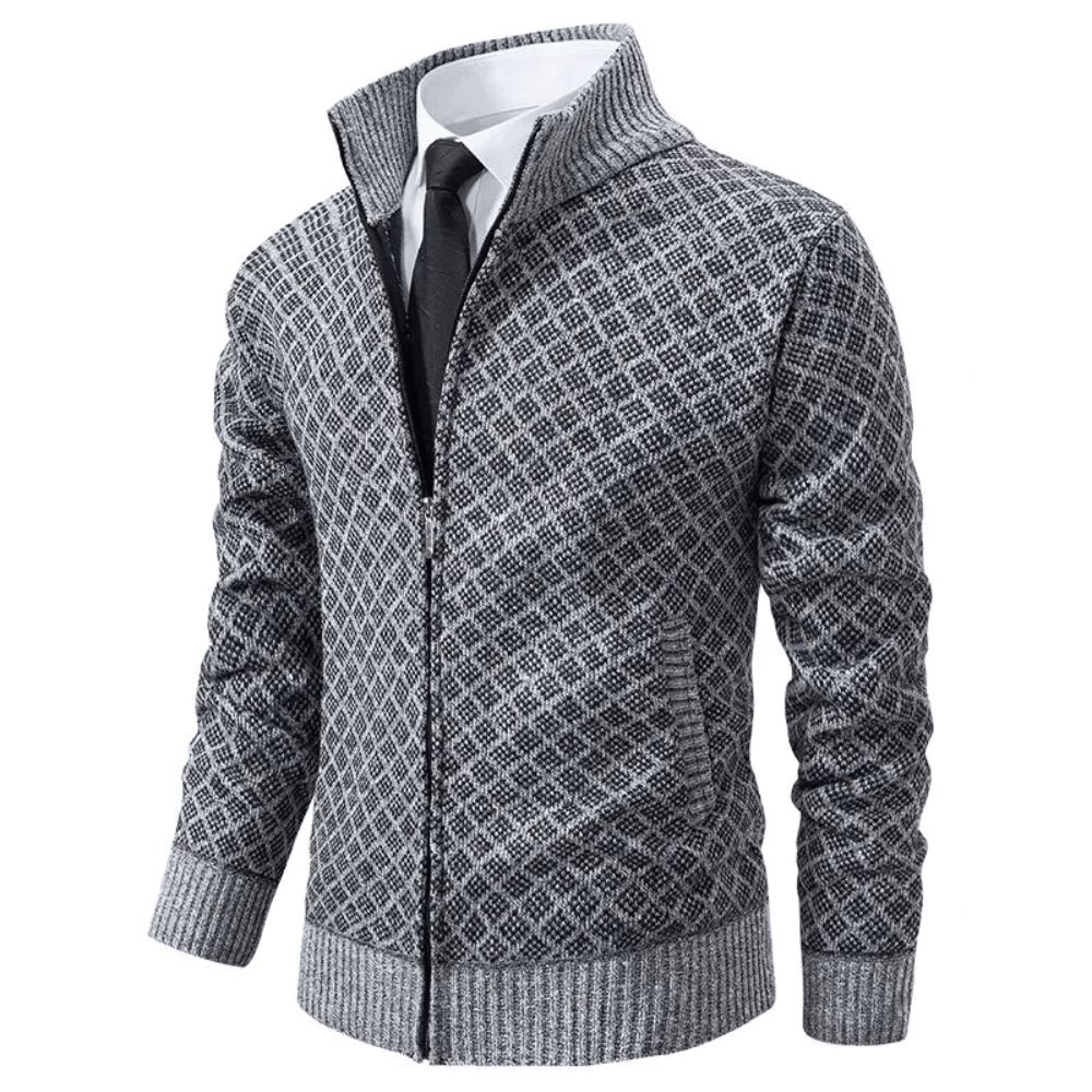 Louis - jacquard-cardigan - LOVEZOE