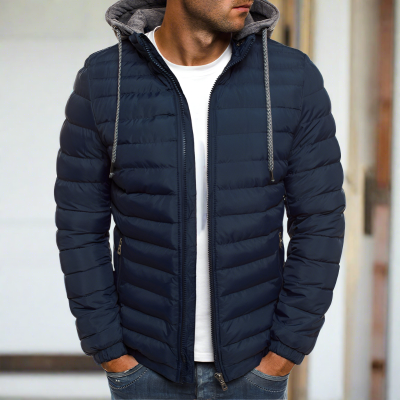 Marcel - Warme Steppjacke mit Kapuze