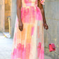 Eleganz Tie-Dye Kleid