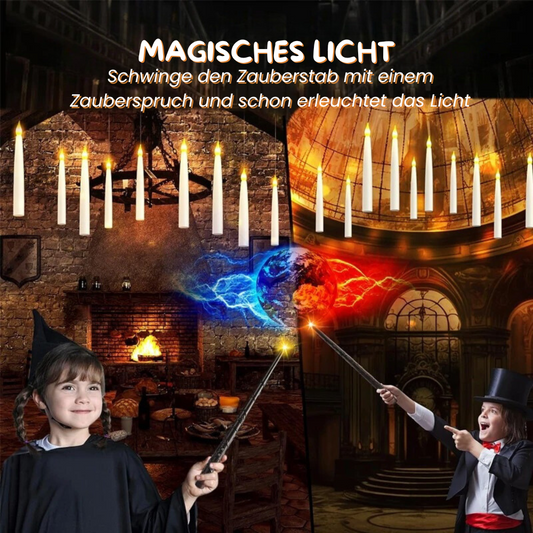 Schwebende Magie-Lichter: Atmosphäre wie in Hogwarts