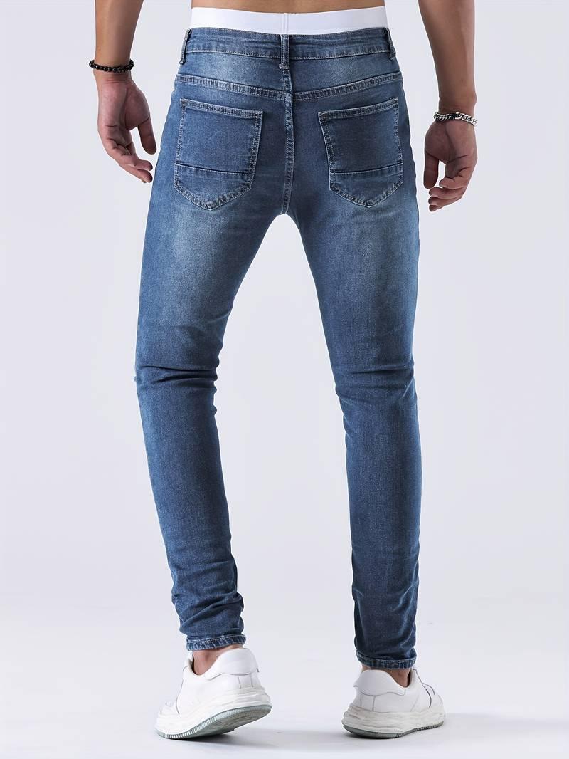 Sebastian – slim-fit-jeans mit legeren rissen - LOVEZOE