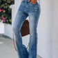 Ava – stylische bootcut-jeans für den frühling - LOVEZOE