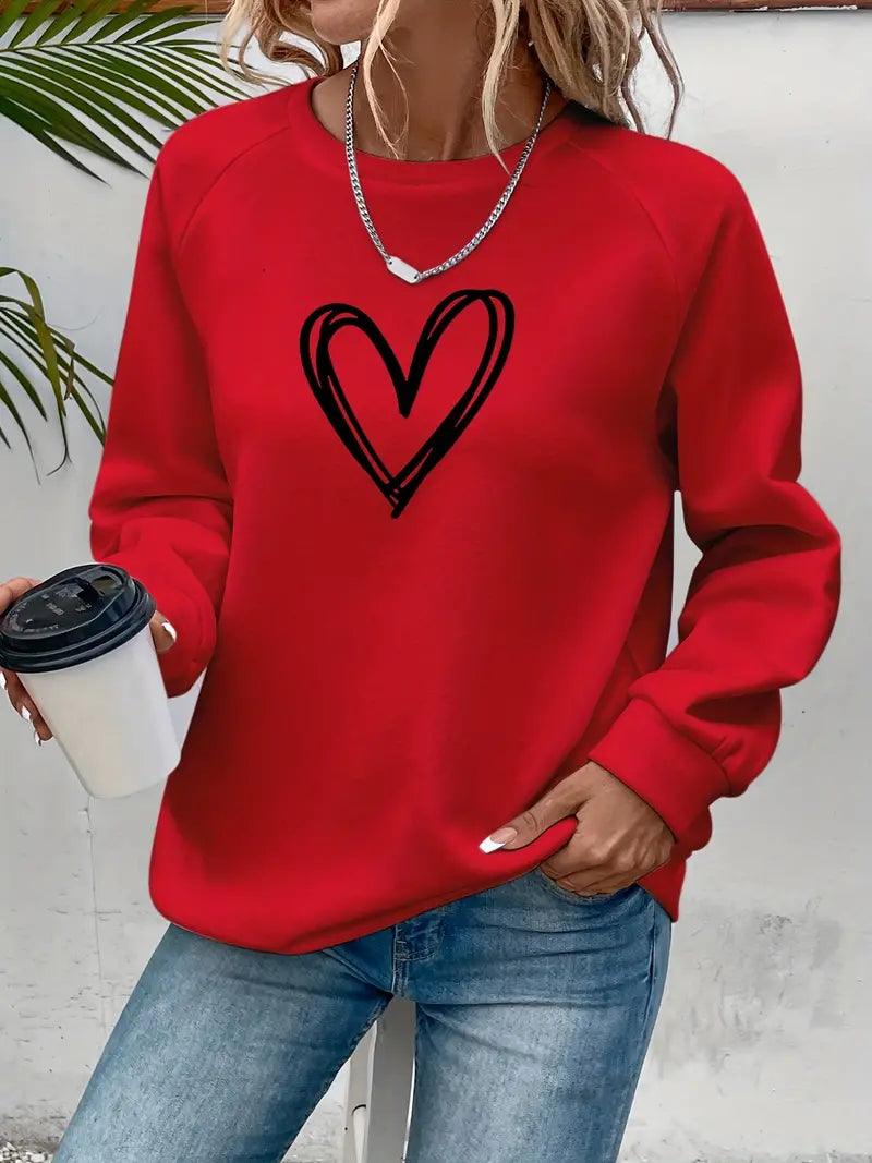 Emily – eleganter pullover mit herzmuster - LOVEZOE