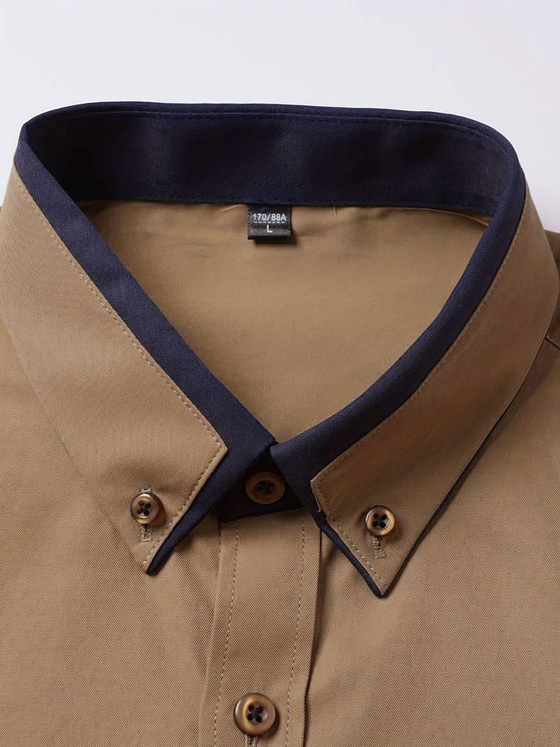 Kevin – klassisches button-up-hemd für herren - LOVEZOE