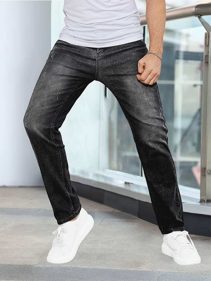 Jacob – lässige jeans mit mittlerem stretchanteil für herren - LOVEZOE