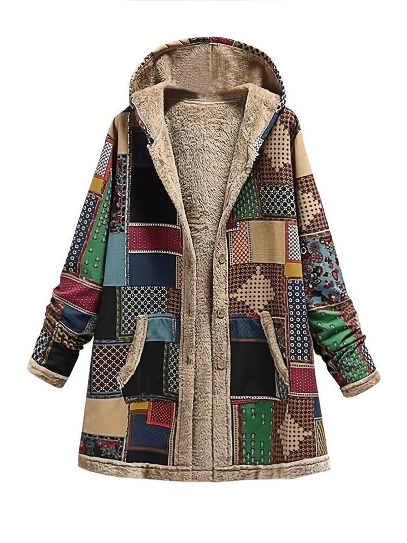 Emily – patchwork-kapuzenjacke - LOVEZOE