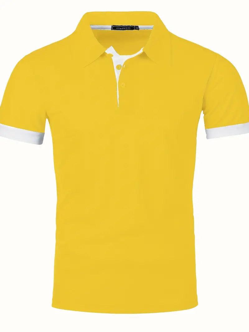 William – lässiges colorblock-shirt für herren - LOVEZOE