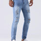 Sebastian – slim-fit-jeans mit legeren rissen - LOVEZOE