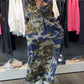 Kleider mit Camouflage-Styles und -Prints