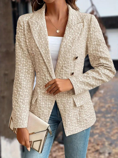 Charlotte – stilvoller zweireihiger blazer - LOVEZOE