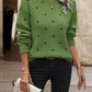 Chloe – pullover mit polka-dot-muster - LOVEZOE