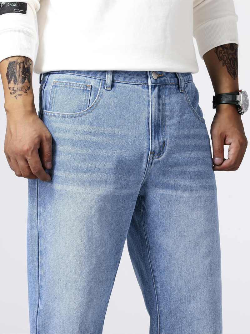 Alexander – jeans mit geradem, lässigem bein für herren - LOVEZOE