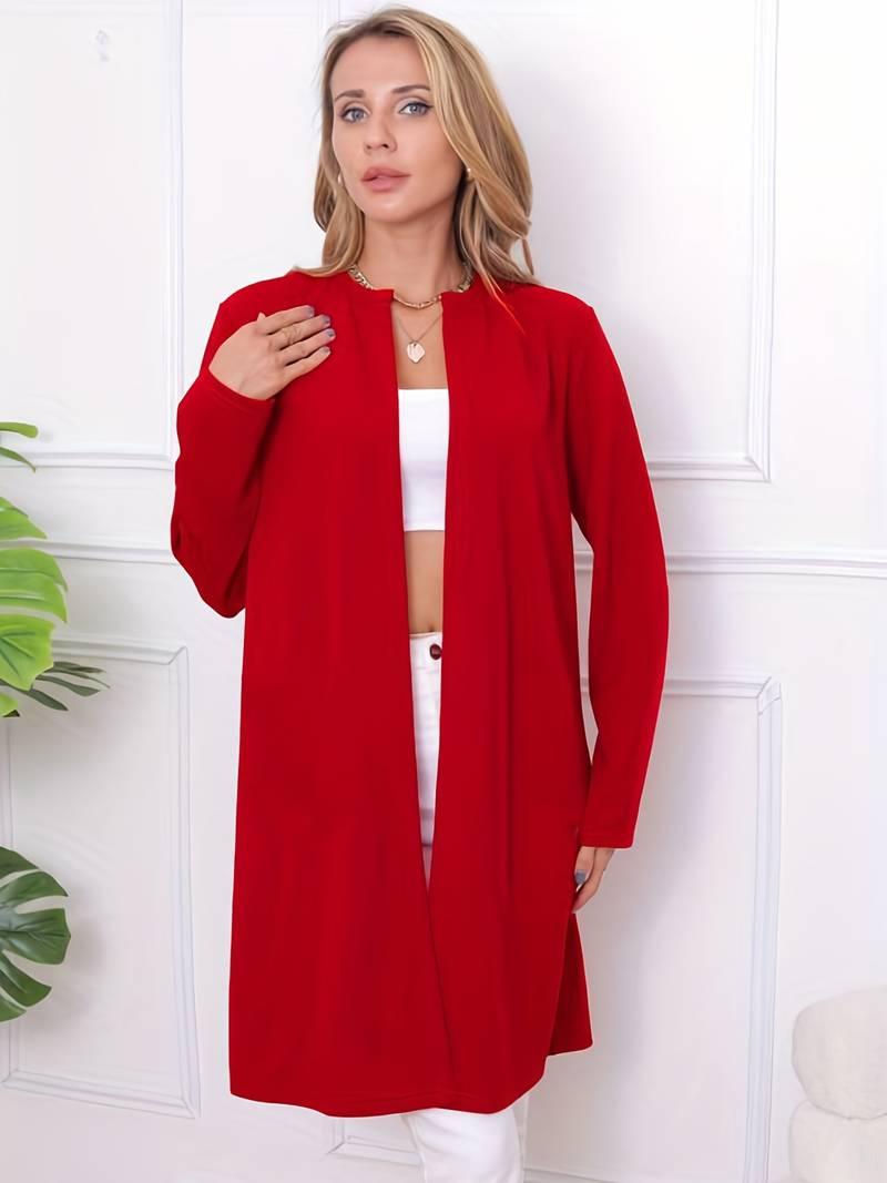 Olivia – lässiger blazer mit offener vorderseite - LOVEZOE