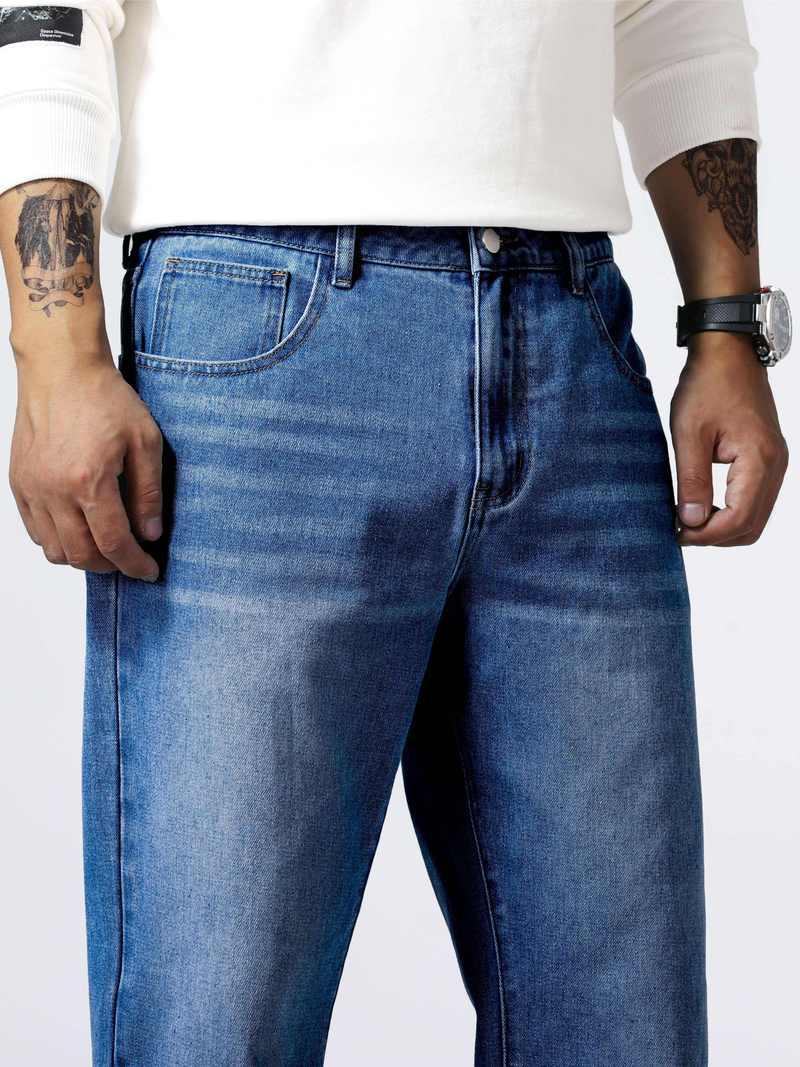 Alexander – jeans mit geradem, lässigem bein für herren - LOVEZOE