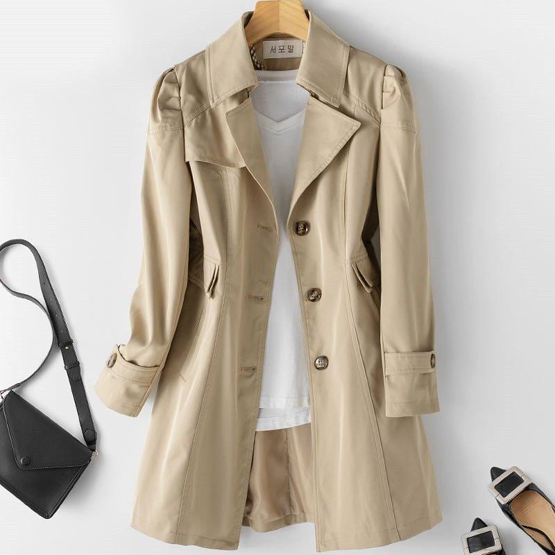 Frankie | Eleganter Trenchcoat - LOVEZOE