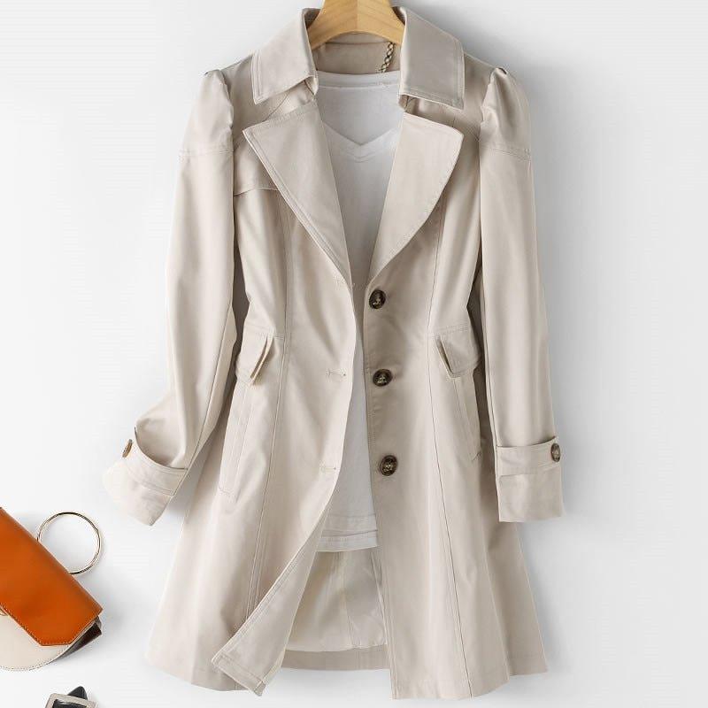 Frankie | Eleganter Trenchcoat - LOVEZOE