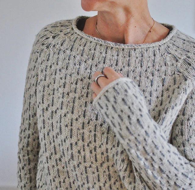 Emelie – schicker grauer pullover mit u-boot-ausschnitt - LOVEZOE