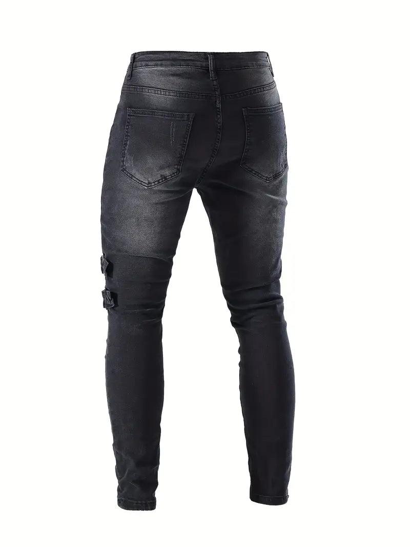 Mason – lässige bikerjeans für herren - LOVEZOE