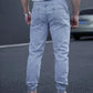 Elijah – lässige tapered-jeans mit taillenkordelzug - LOVEZOE