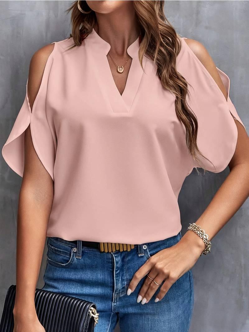 Sophia – schulterfreie bluse für frühling und sommer - LOVEZOE