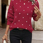 Chloe – pullover mit polka-dot-muster - LOVEZOE