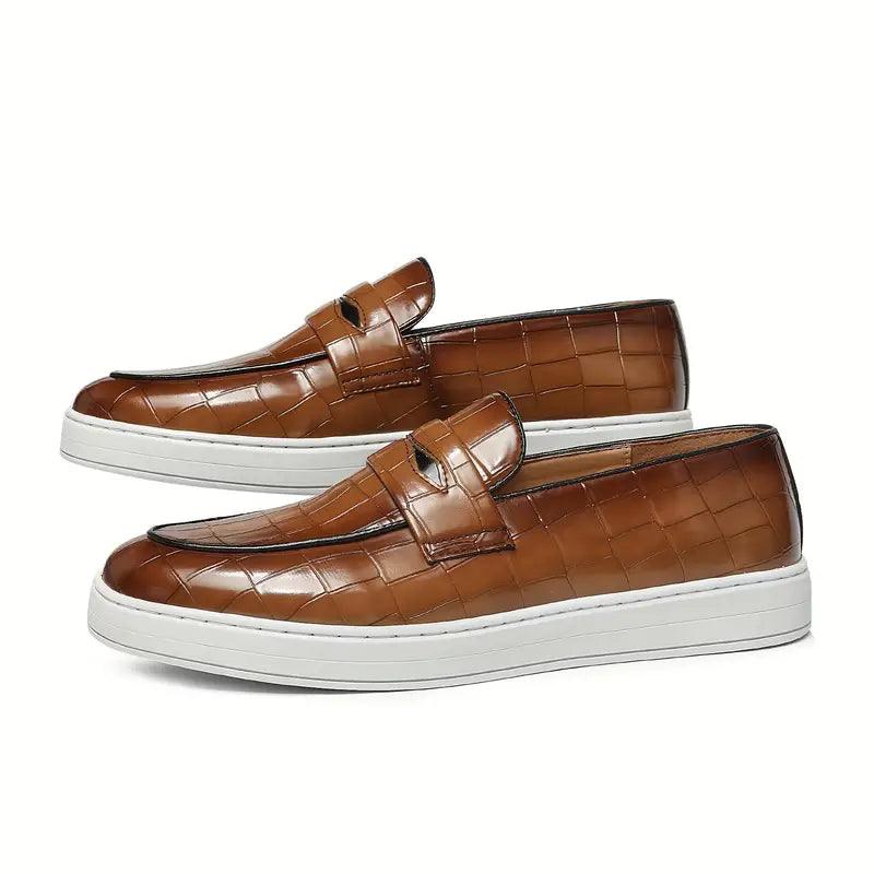 Wyatt – slip-on-schuhe mit lässigem muster - LOVEZOE