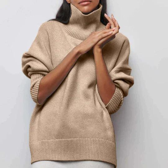 Amelie – übergroßer rollkragenpullover - LOVEZOE