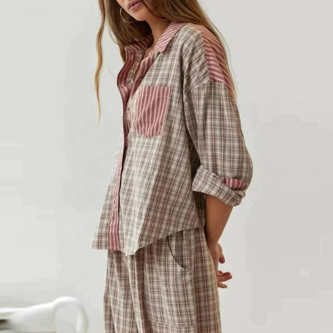 Callie™️ Karierter Pyjama für Frauen - LOVEZOE