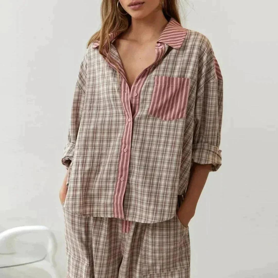 Callie™️ Karierter Pyjama für Frauen - LOVEZOE