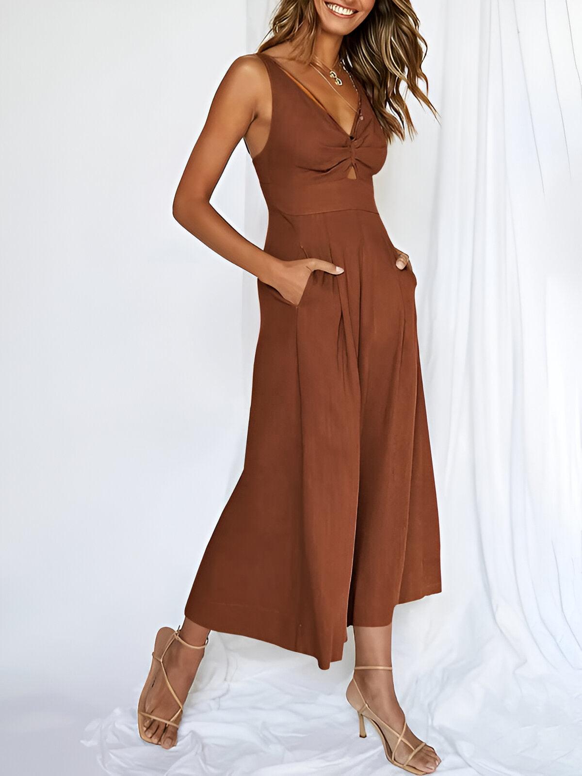 Chicify – jumpsuits mit hoher taille - LOVEZOE