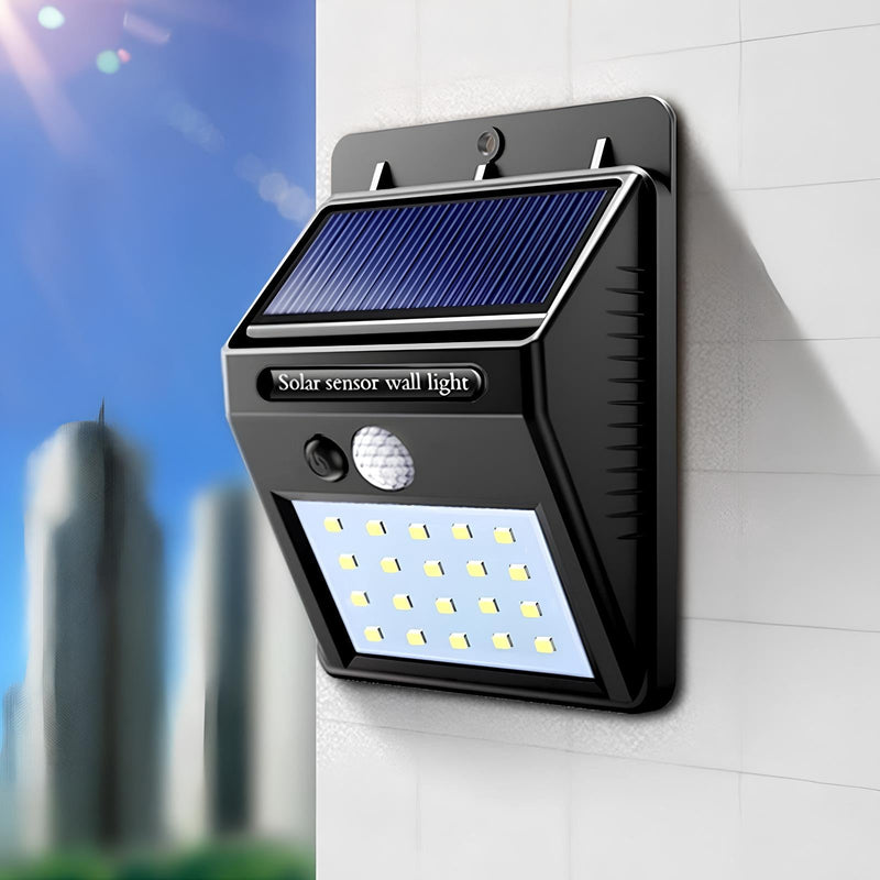 SunLights™ Solar Sensor Wandleuchte