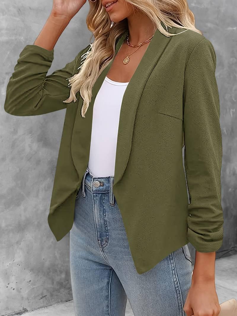 Isabella – stilvoller blazer mit offener vorderseite - LOVEZOE