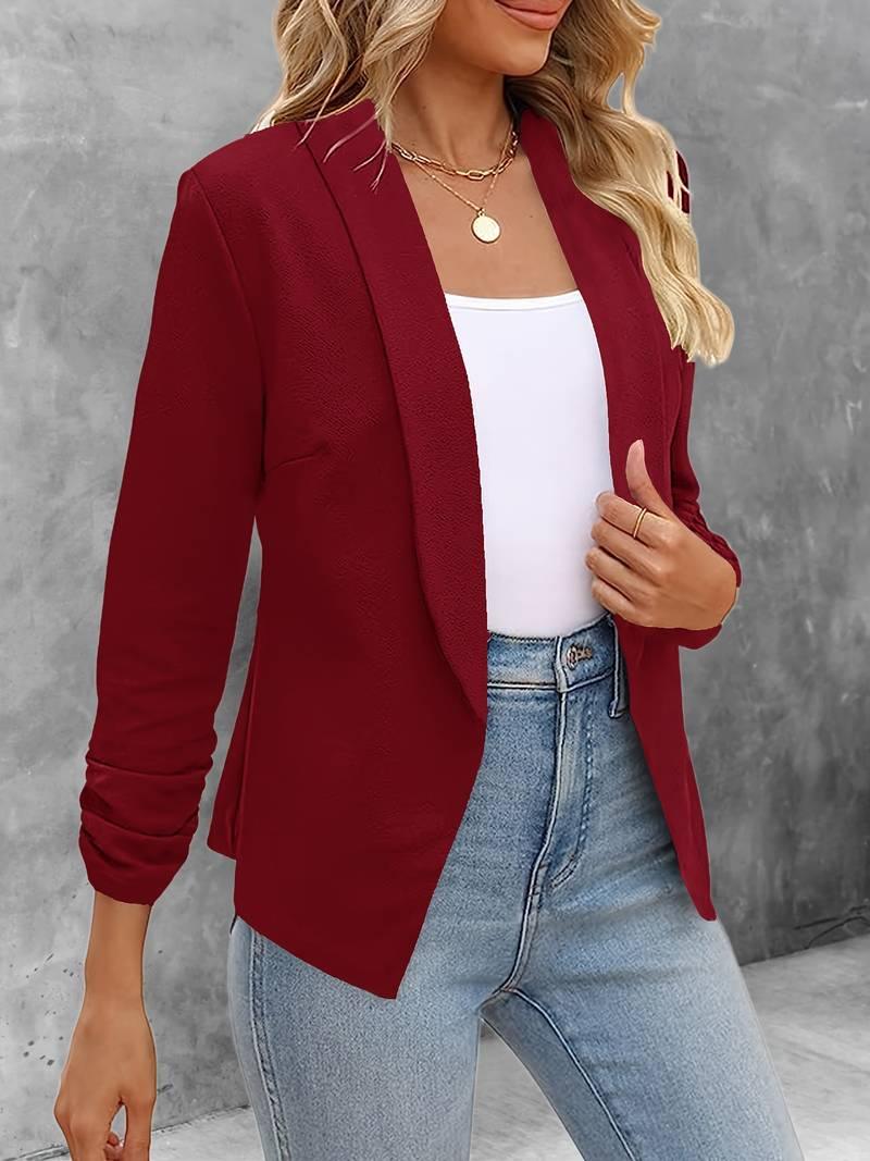 Isabella – stilvoller blazer mit offener vorderseite - LOVEZOE