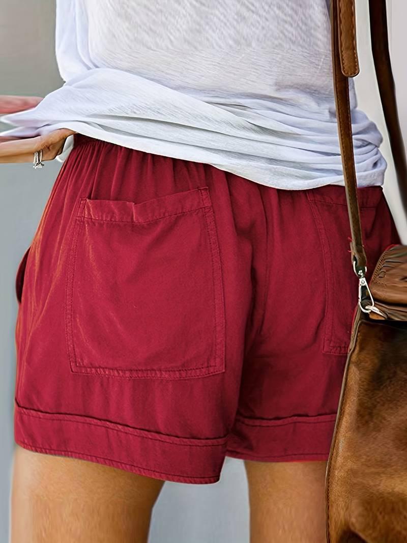 Emily – shorts mit elastischem bund und kordelzug für frühling/sommer - LOVEZOE