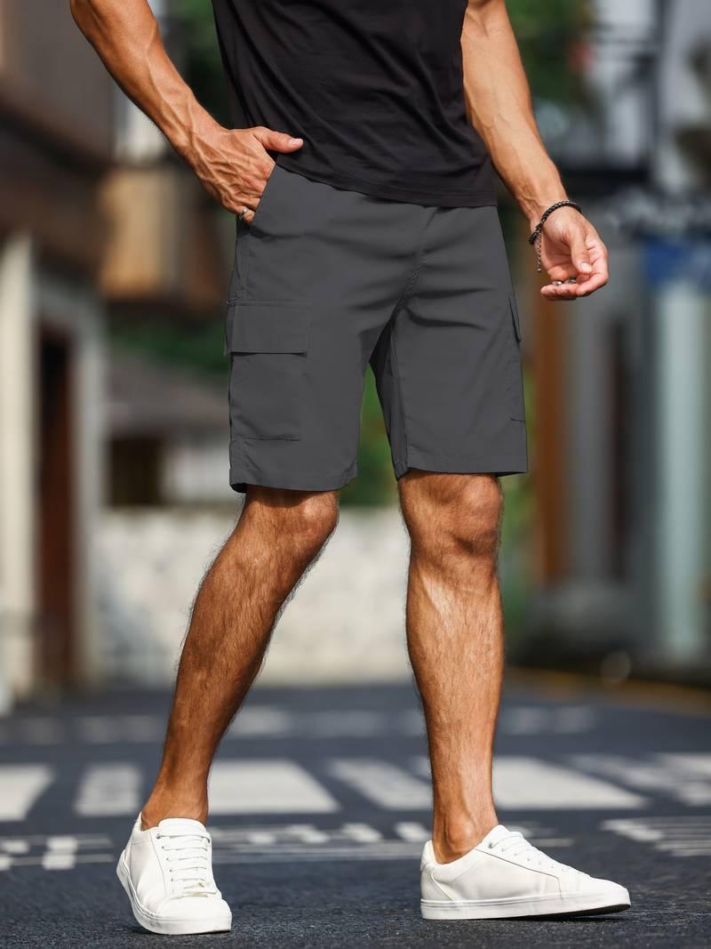 Jamie – lässige cargo-shorts mit taschen für herren - LOVEZOE