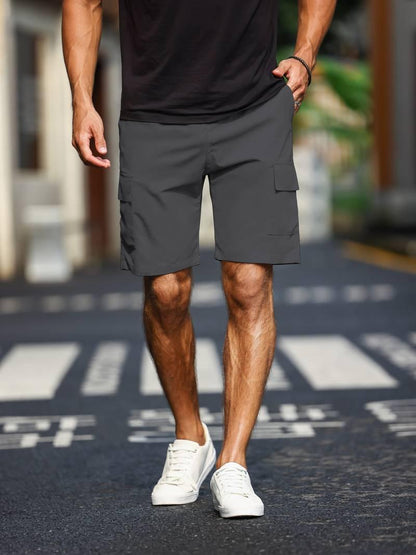 Jamie – lässige cargo-shorts mit taschen für herren - LOVEZOE