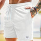 Nathan – gerippte, schmal geschnittene, bequeme shorts mit kordelzug und taschen - LOVEZOE