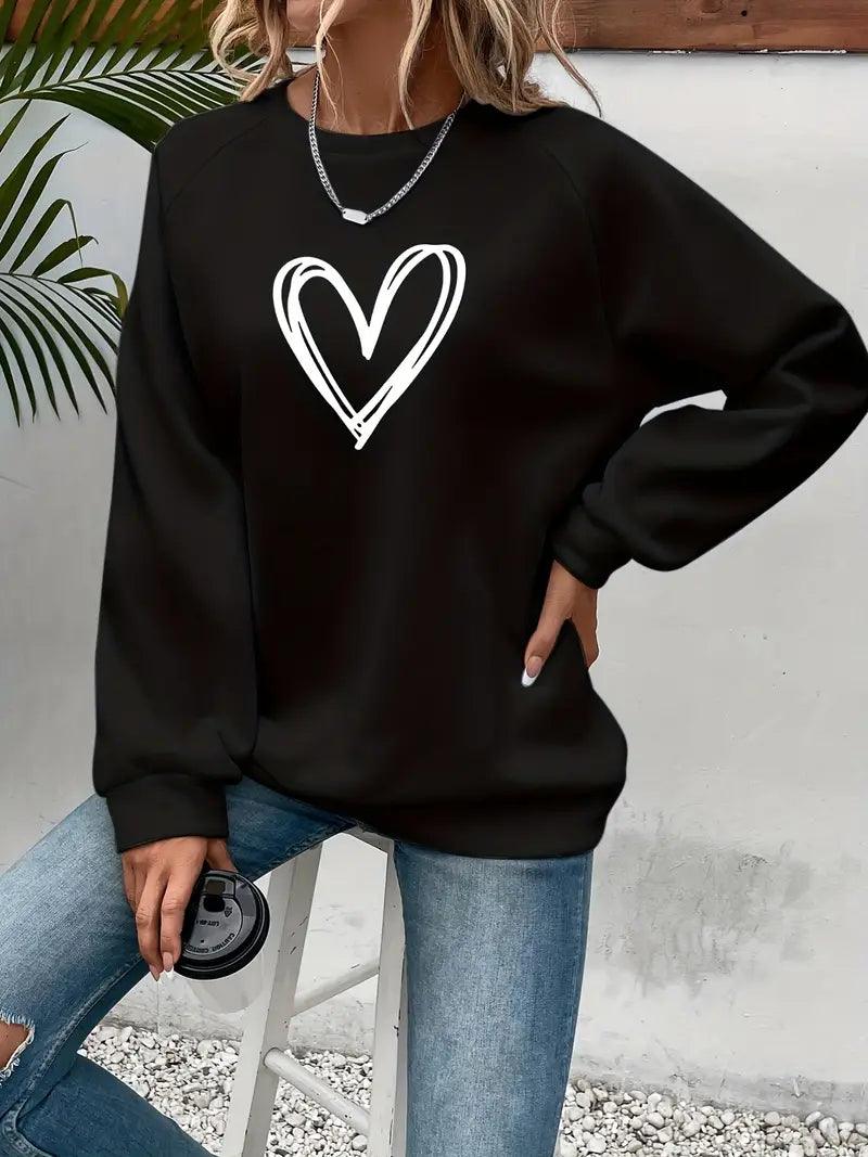 Emily – eleganter pullover mit herzmuster - LOVEZOE