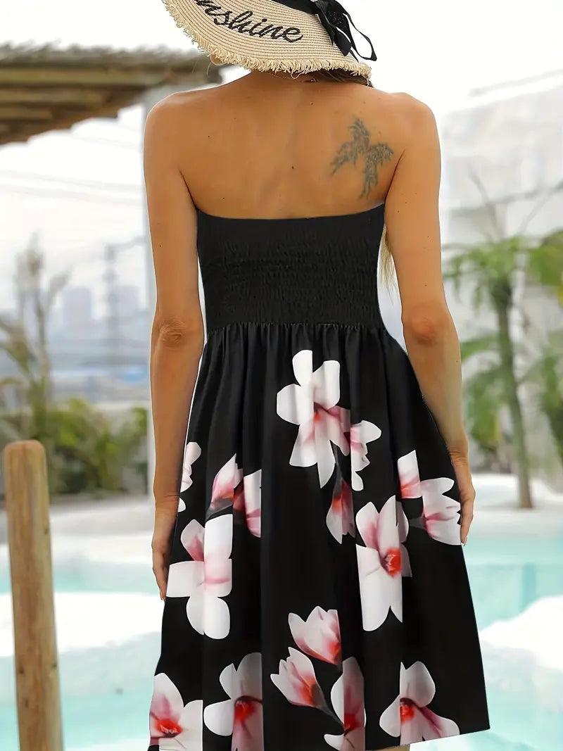 Hannah – lässiges rückenfreies kleid für frühling und sommer - LOVEZOE