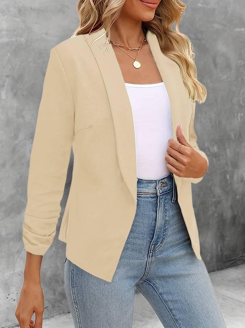 Isabella – stilvoller blazer mit offener vorderseite - LOVEZOE