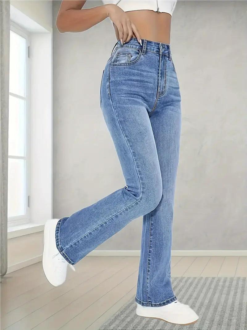 Charlotte – elegante straight-jeans für den frühling - LOVEZOE