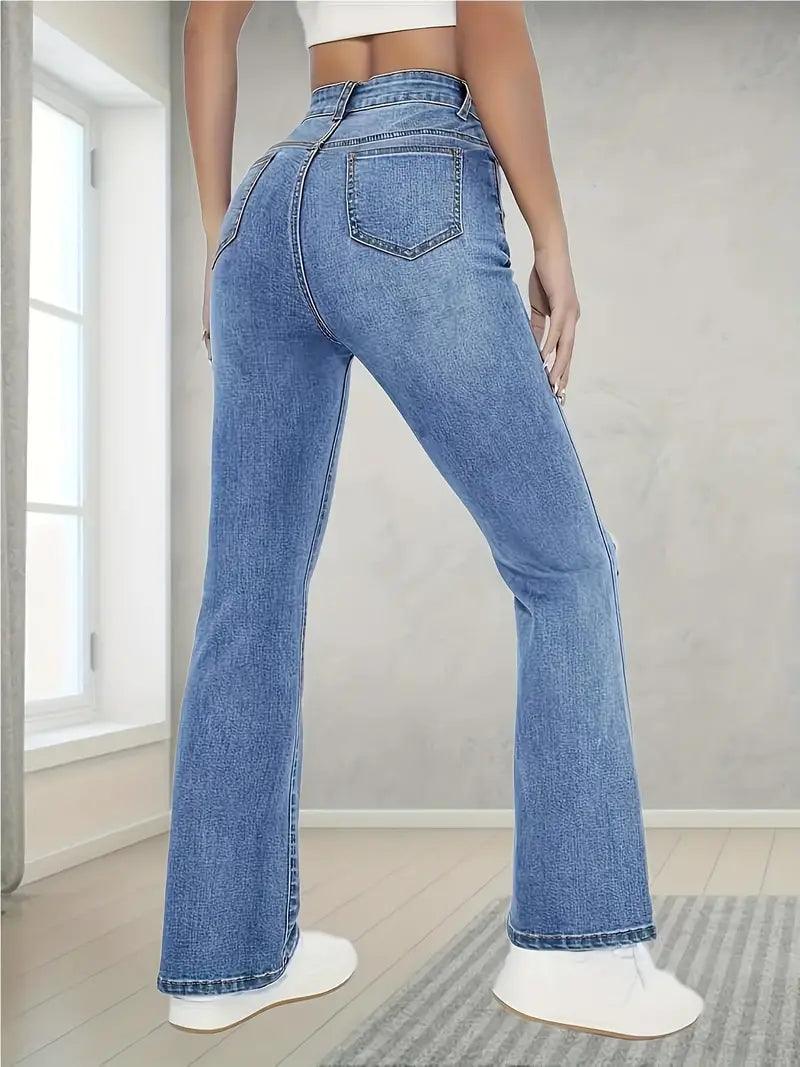 Charlotte – elegante straight-jeans für den frühling - LOVEZOE